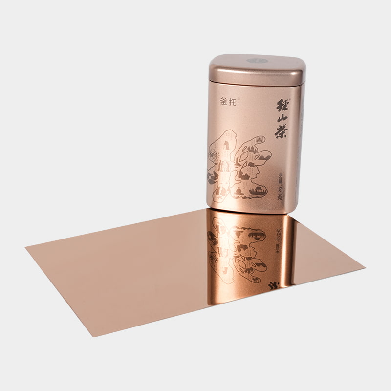 Mirror Rose Gold Titanium
