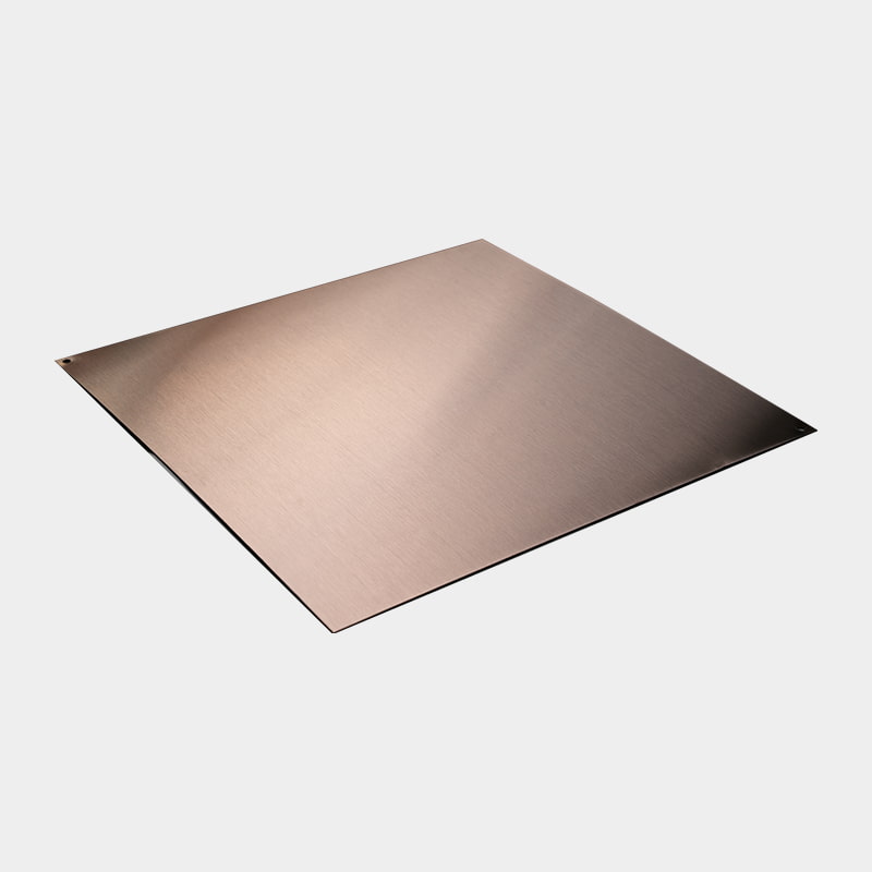 Polishing HL Bronze Titanium