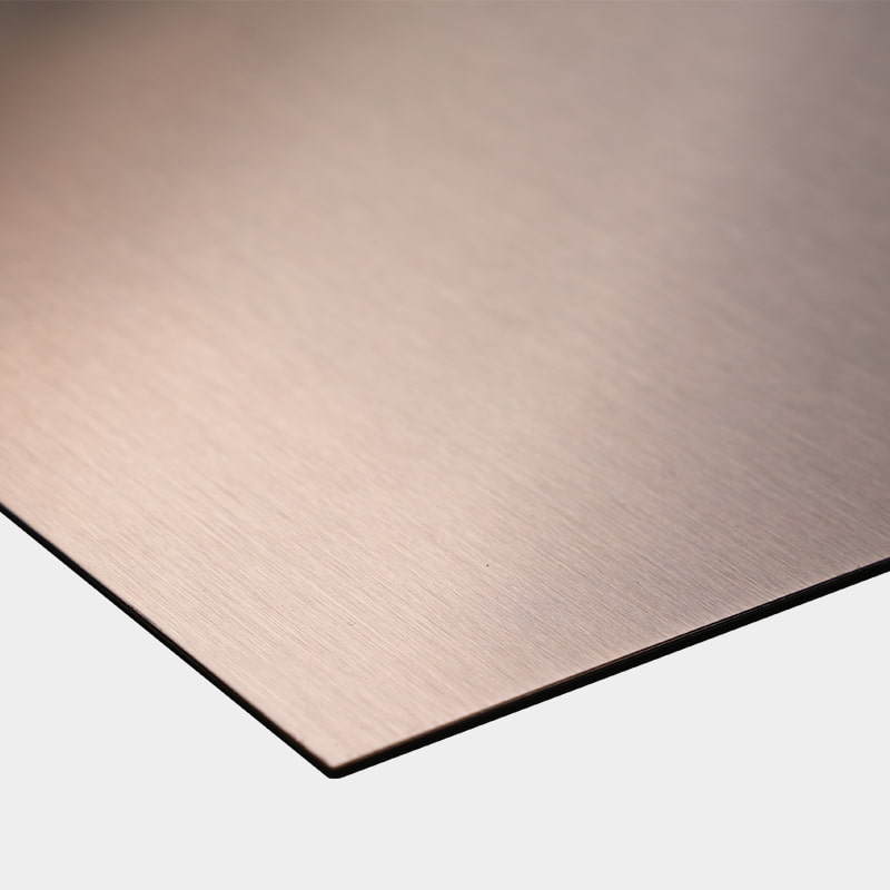 Polishing HL Bronze Titanium