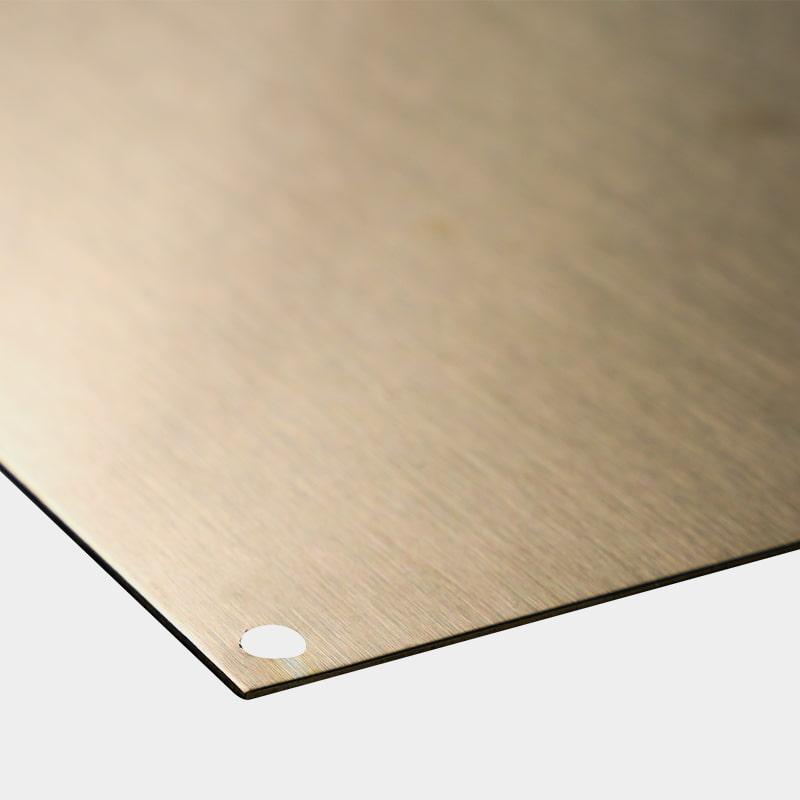 Polishing HL Brown Titanium